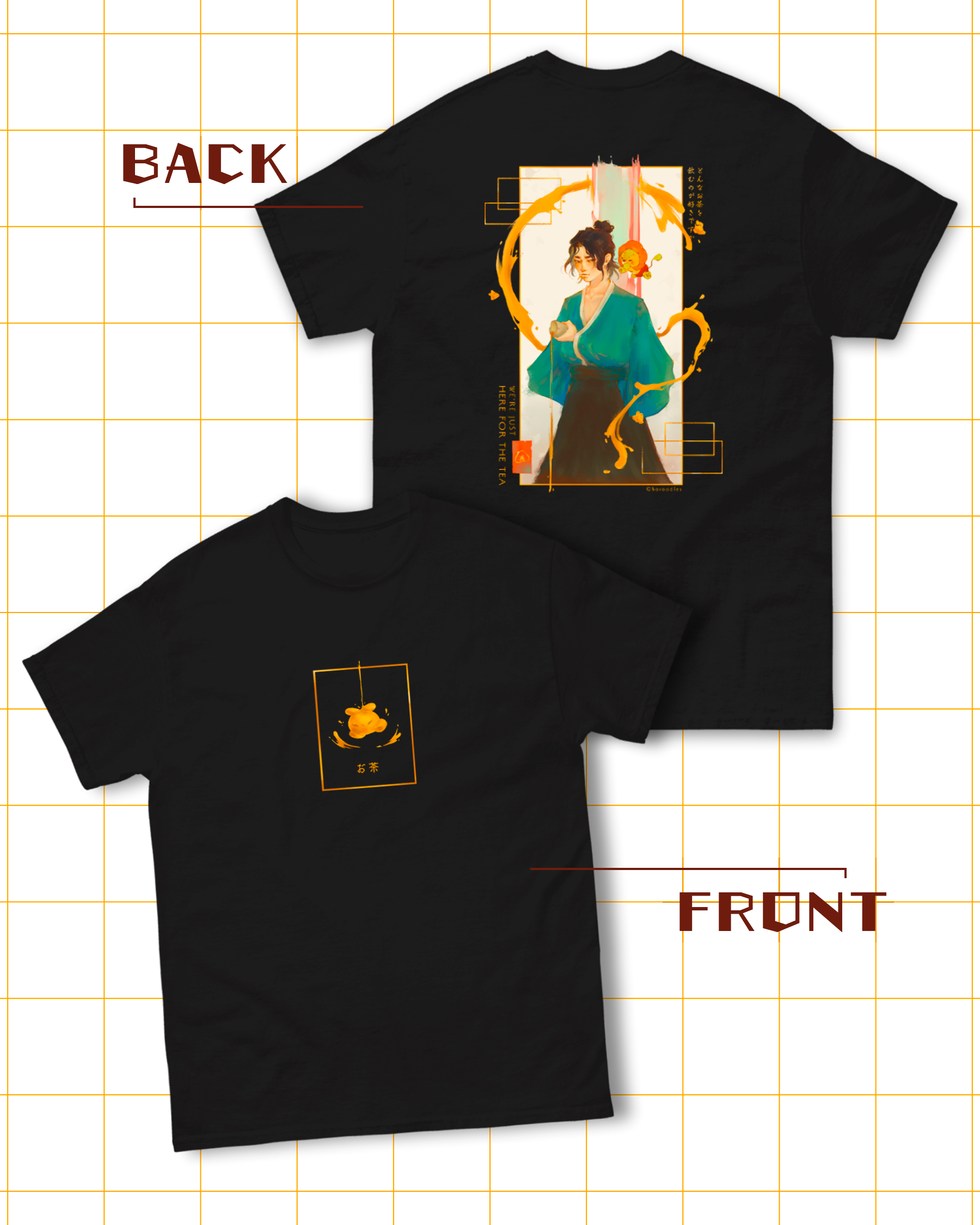 【美品】HYEON shoul tee Here for the Tea - Long-sleeve Shirt — Haroodles